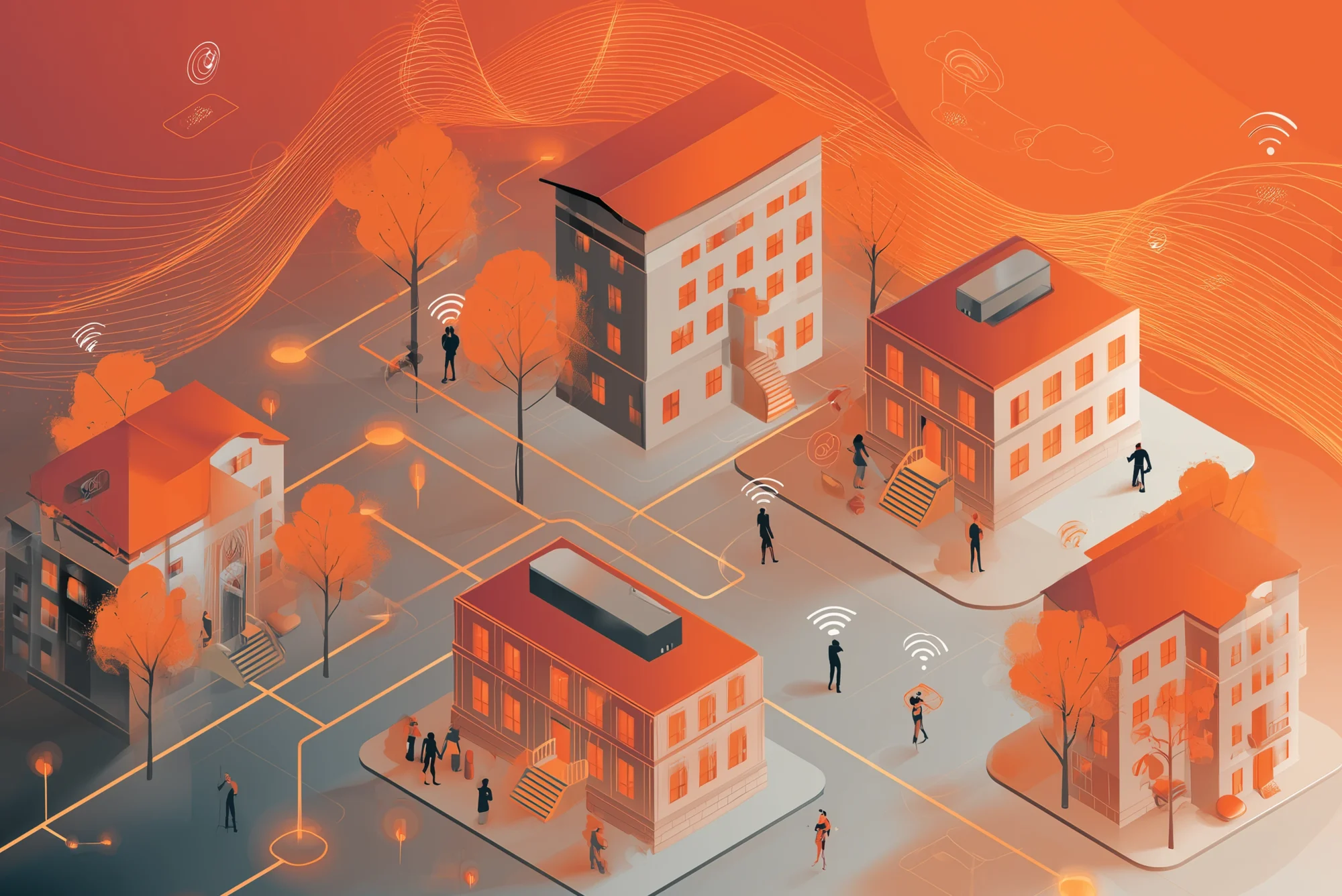 Multi-site care homes connected through secure IT infrastructure